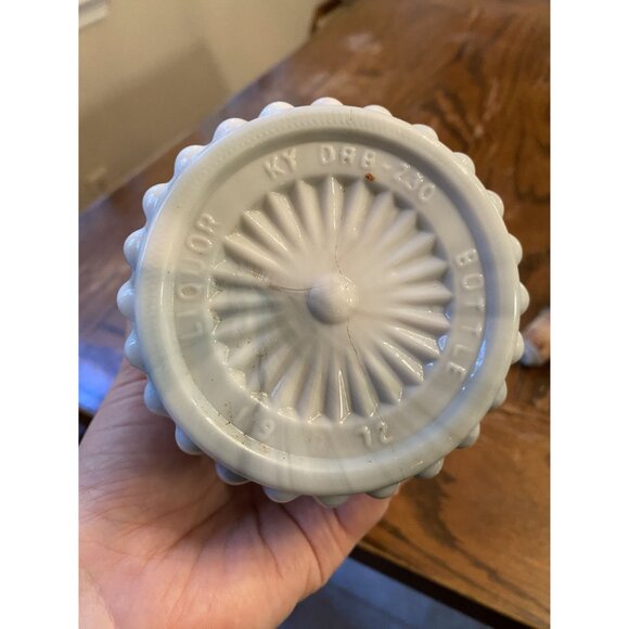 Vintage Jim Beam Ceramic Decanter Bonded Beam 100 Proof 4/5 Quart - Picture 10 of 12